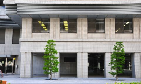 京都府立医科大学病院正面の写真