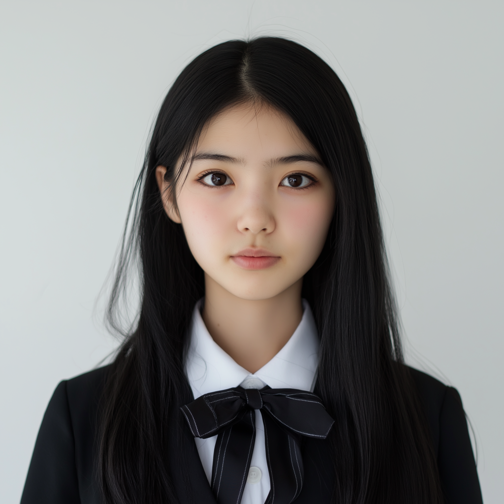 合格者バストアップ写真