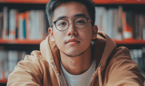 規則正しく生活しているために成功している学生をイメージさせる写真