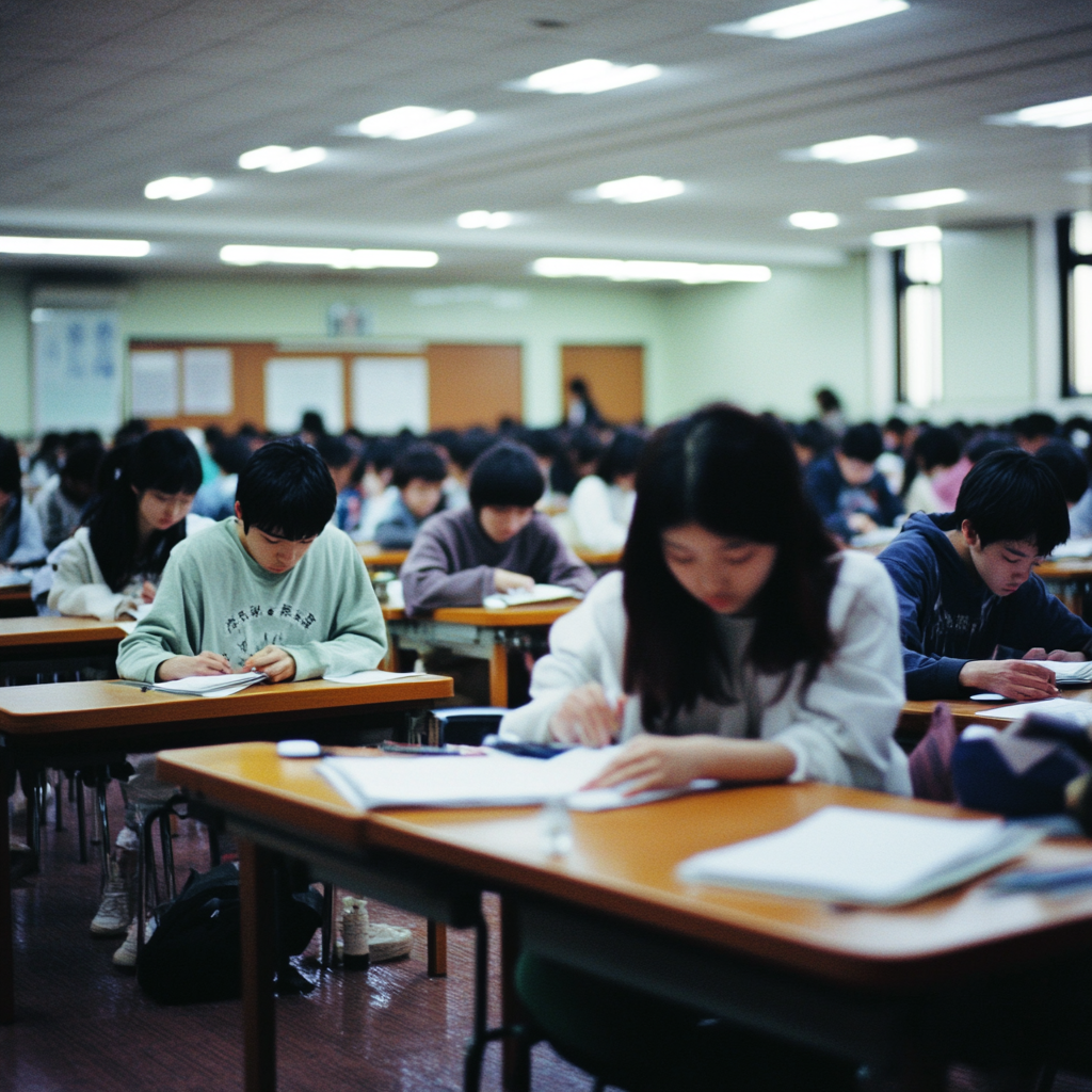 共通テストをイメージした写真
