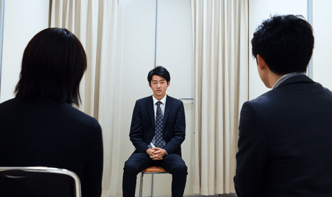 医学部の面接風の写真