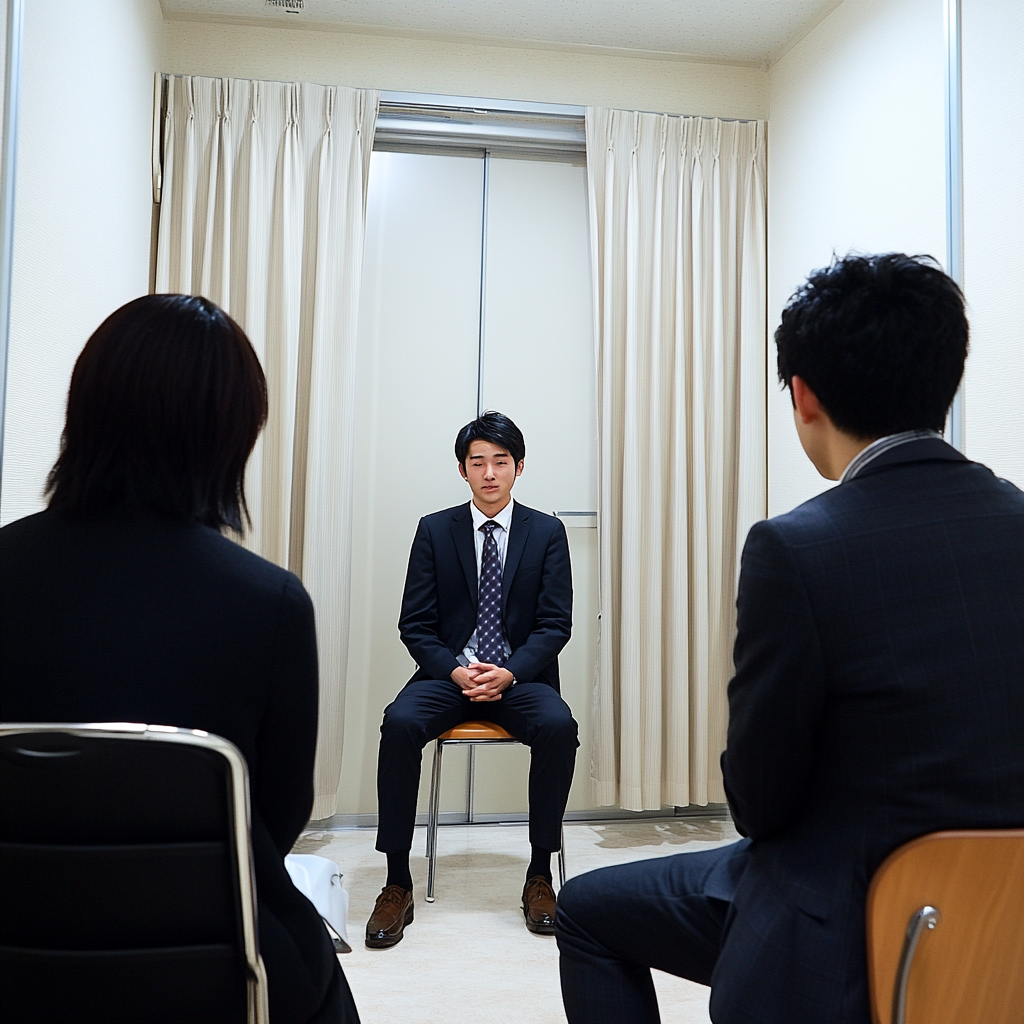 医学部の面接風の写真
