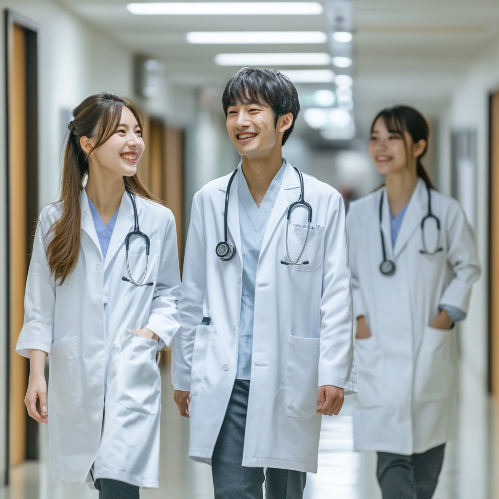 日本の医学生の雰囲気の写真