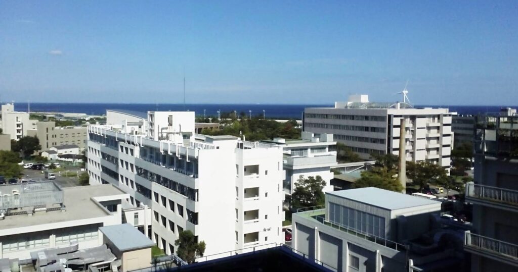 三重大学医学部からの眺望