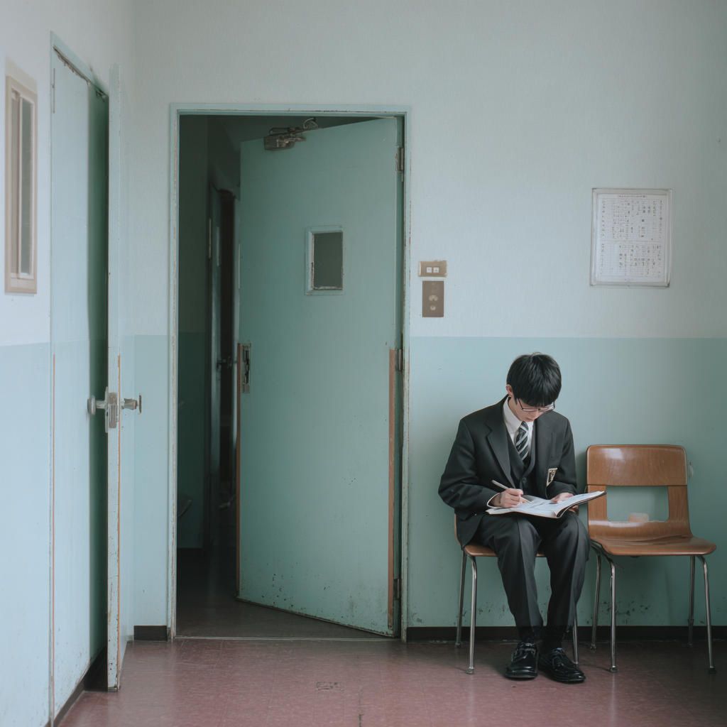 面接を待つ受験生イメージ