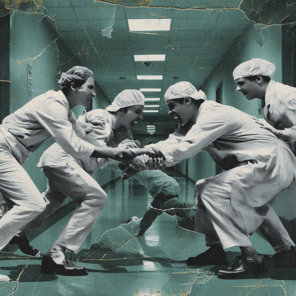 争う医師イメージ